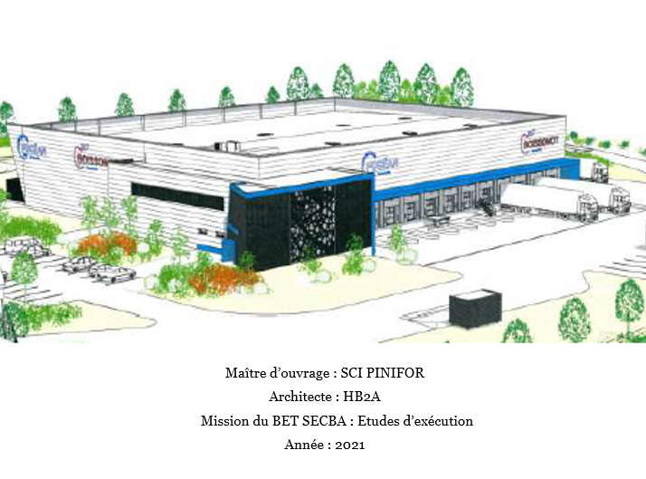 Construction d’un entrepôt logistique et des bureaux d’exploitations
à MIGNE-AUXANCES (86)

