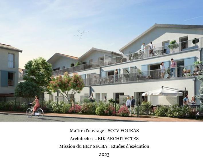 Construction de logements collectifs et centre de santé à FOURAS (17)