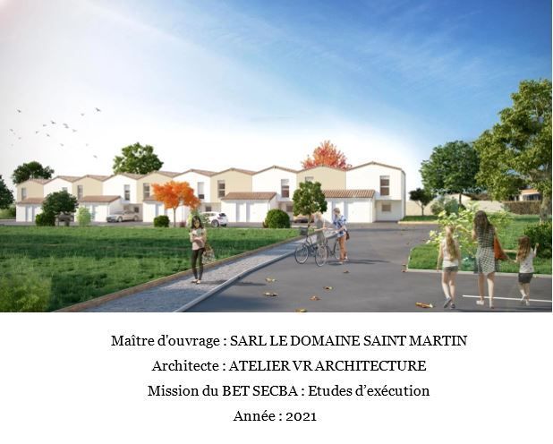 Construction de 10 maisons accolées à SAINT-SULPICE DE ROYAN (17)