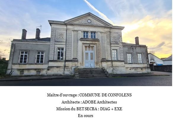 Réhabilitation de l’ancien tribunal
à CONFOLENS (16)
