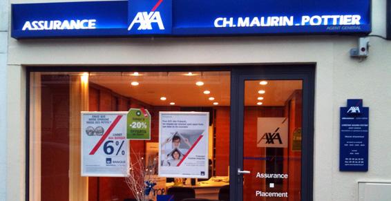 Agence Axa Maurin-Pottier banque assurance