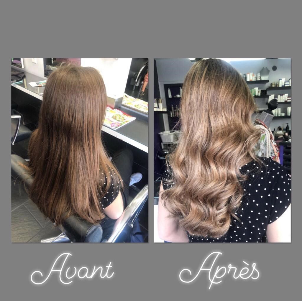 avant - après brushing - SD coiffure