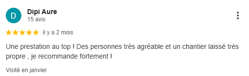 Avis sur l'entreprise 2