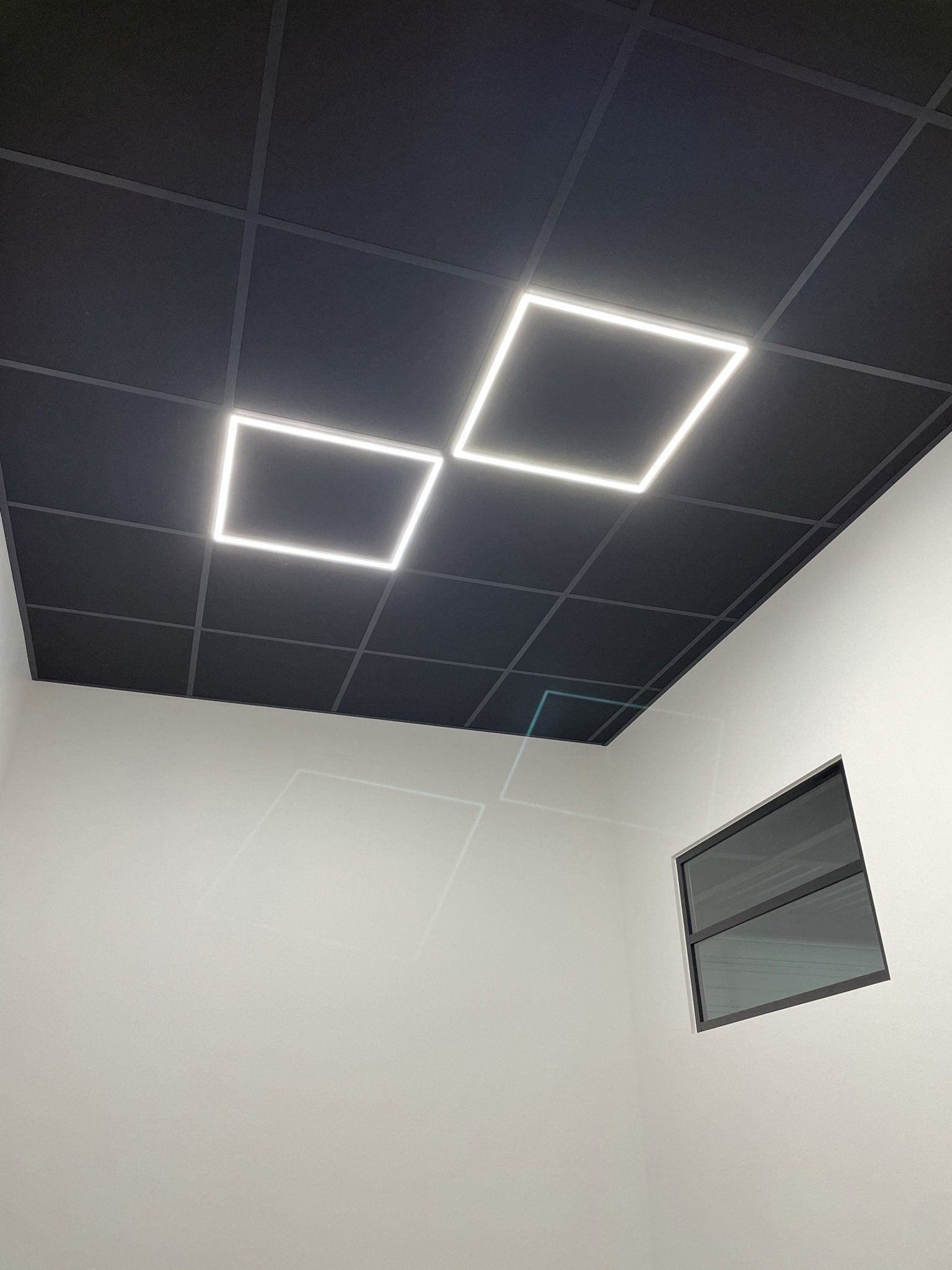 Éclairage, faux plafond