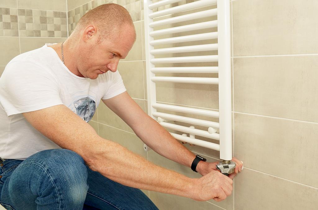 Pose de radiateur sèche serviettes