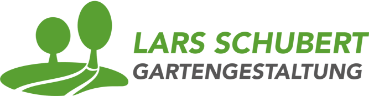 A green logo for lars schubert gartengestaltung