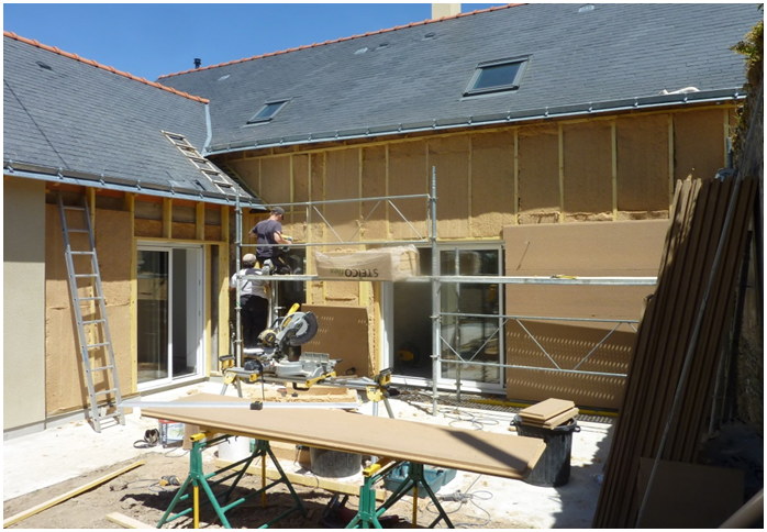 Mise en place de l'isolation