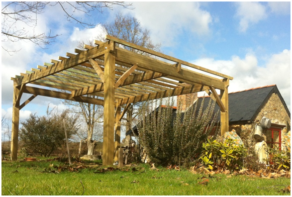 Pergolas en bois