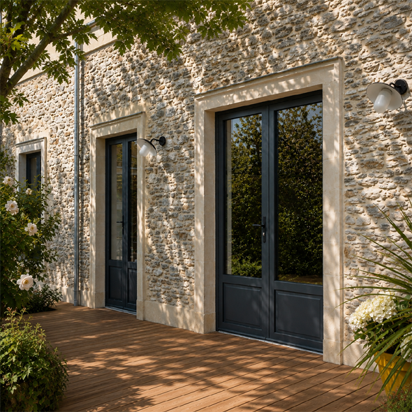 Grandes ouvertures : baies coulissantes