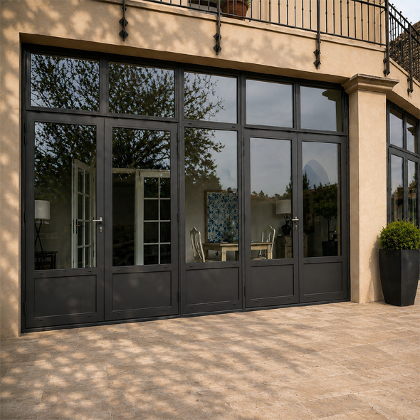 Baies vitrées pour un jardin d'hiver à Issoudun