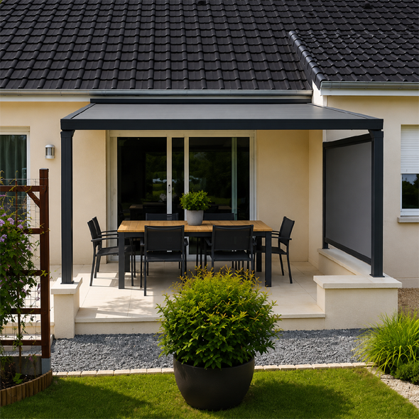 Pose de pergola en alu à Issoudun