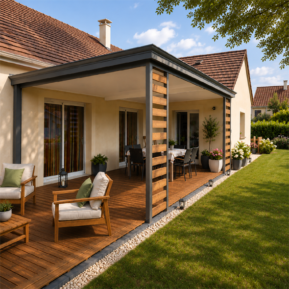 Avancée sur une terrasse d'Issoudun