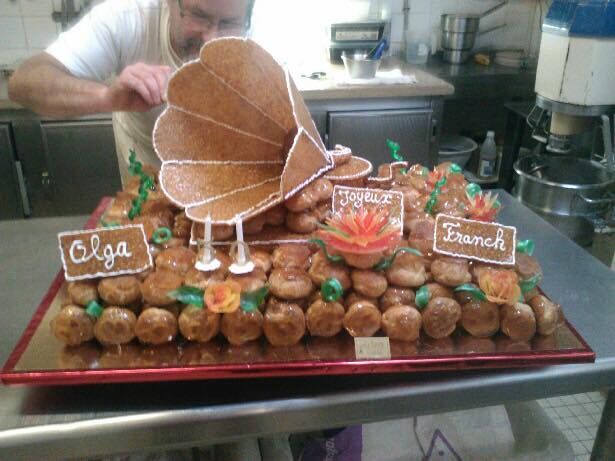 Phonographe pièce montée