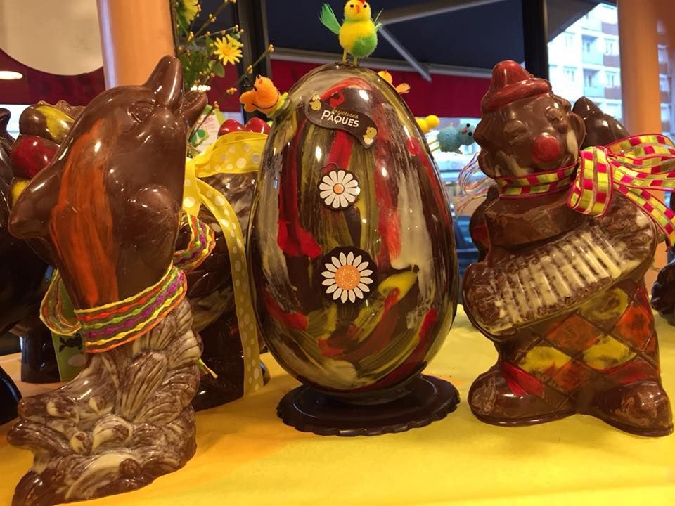 Œufs de Pâques au chocolat