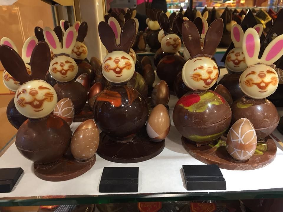 Lapins en chocolat