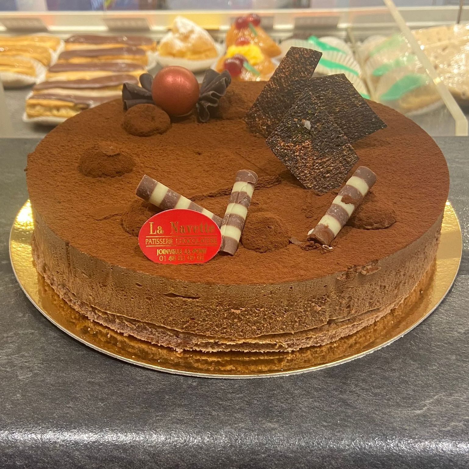 Gâteau au chocolat personnalisé