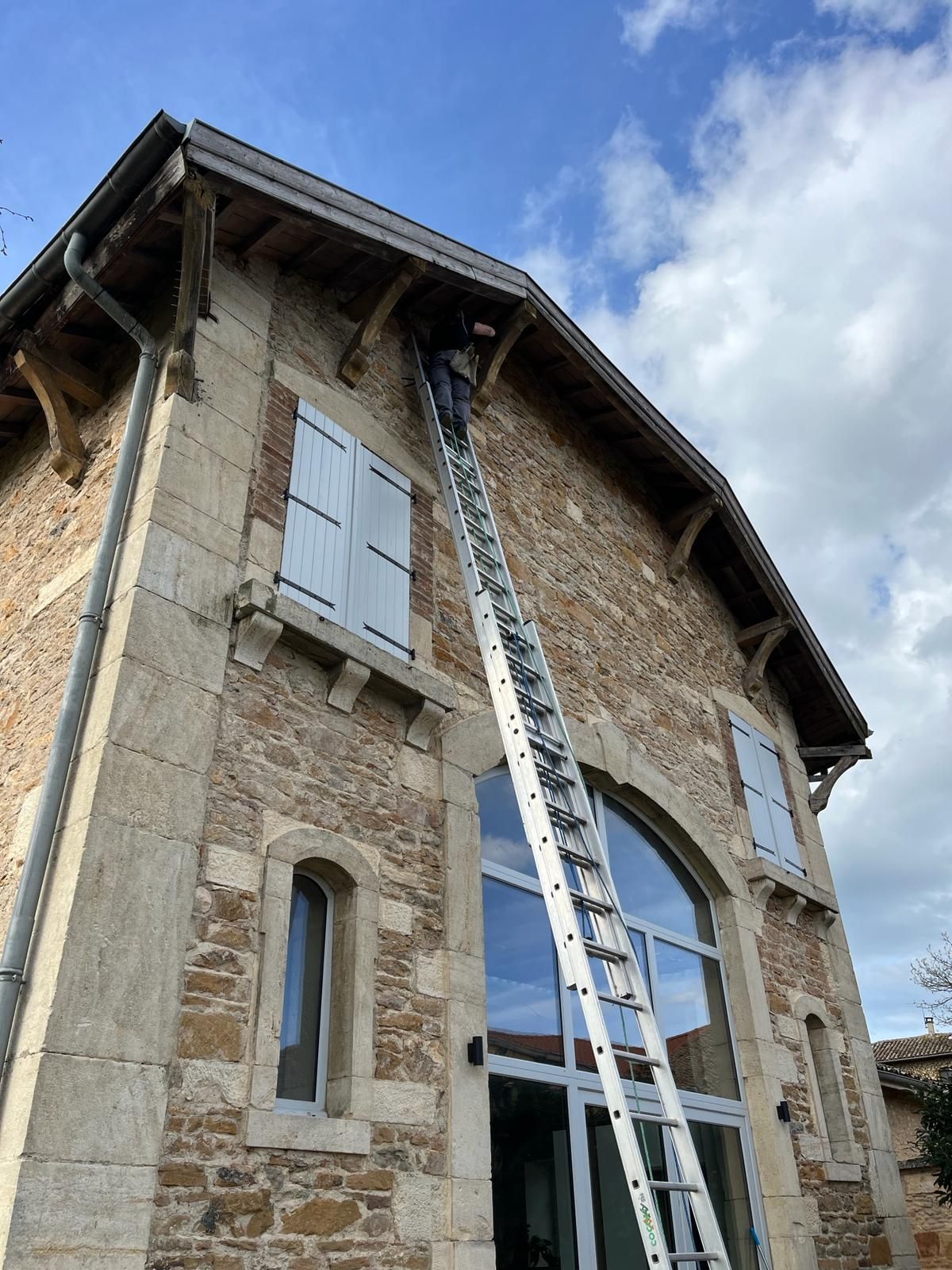 Présentation de la mise en place de pics antipigeons.