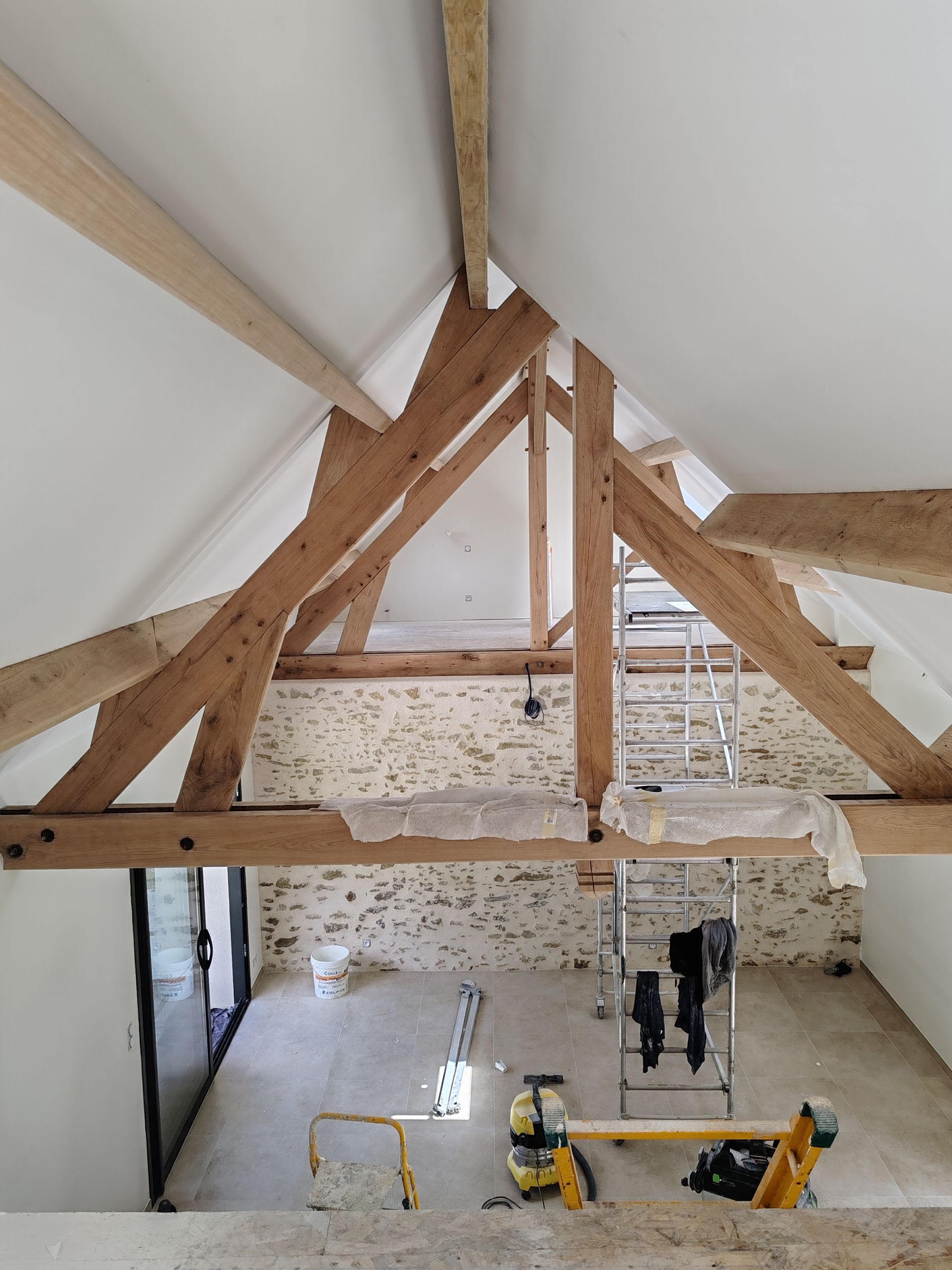 Début de chantier peinture