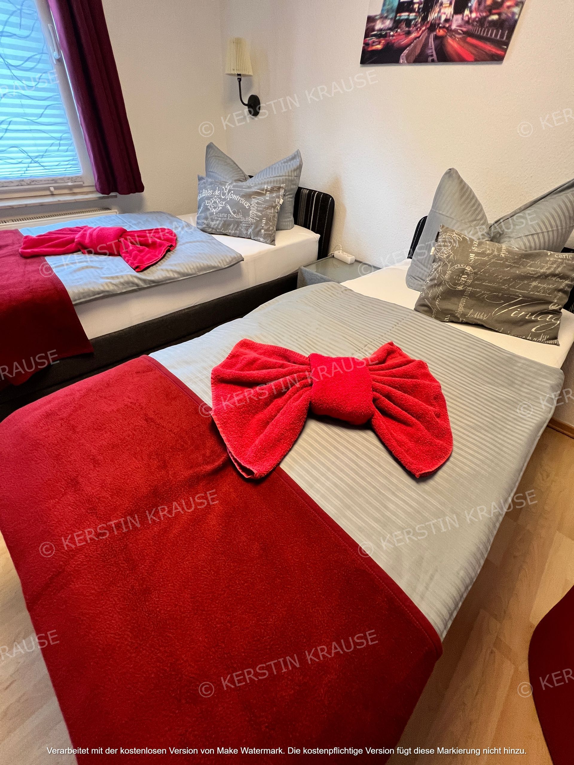 K. Krause Zimmervermietung Salzgitter Heerte -  Bett