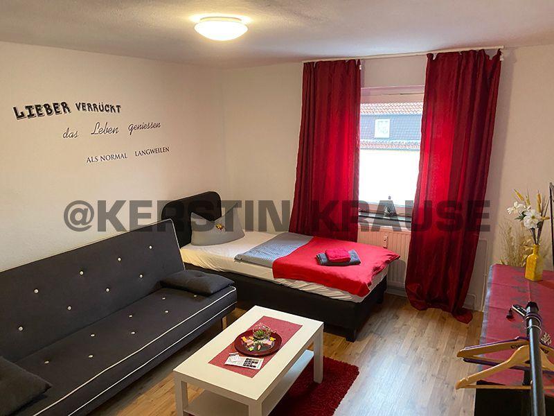 Zimmervermietung K. Krause Wohnung Salzgitter Thiede Wohnzimmer