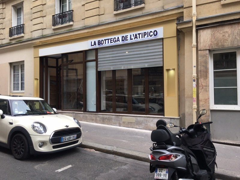 La bottega agencement complet d’une façade