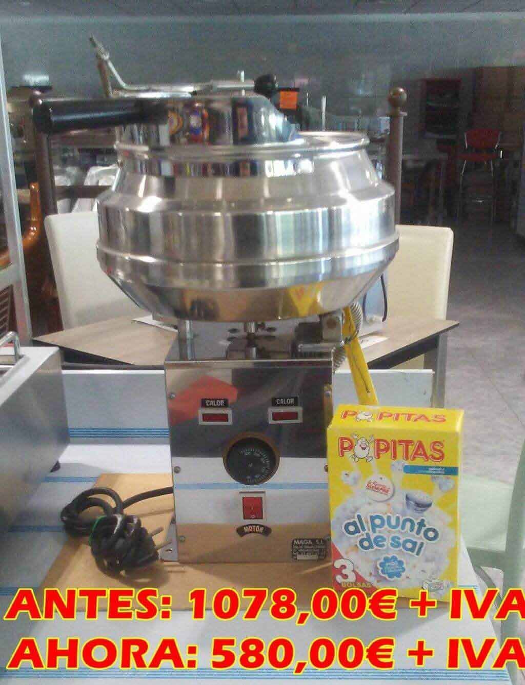 Una caja de popitas está al lado de una máquina