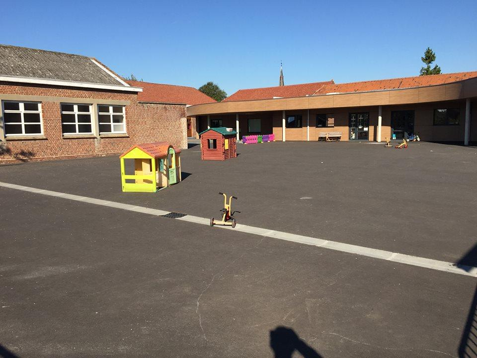 Cour d'école pour enfants