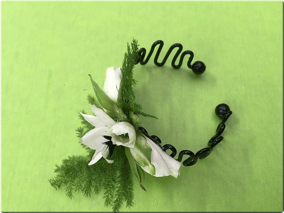 Bracelet fleurs mariage La Motte-Servolex