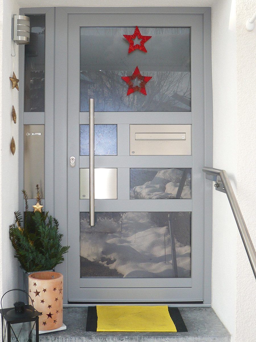 Hochwertige Holz-Alu Türen von der Bernd Fauser Fensterbau GmbH aus Hattenhofen.