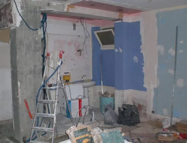 Pièce d'eau en rénovation, placo hydrofuge