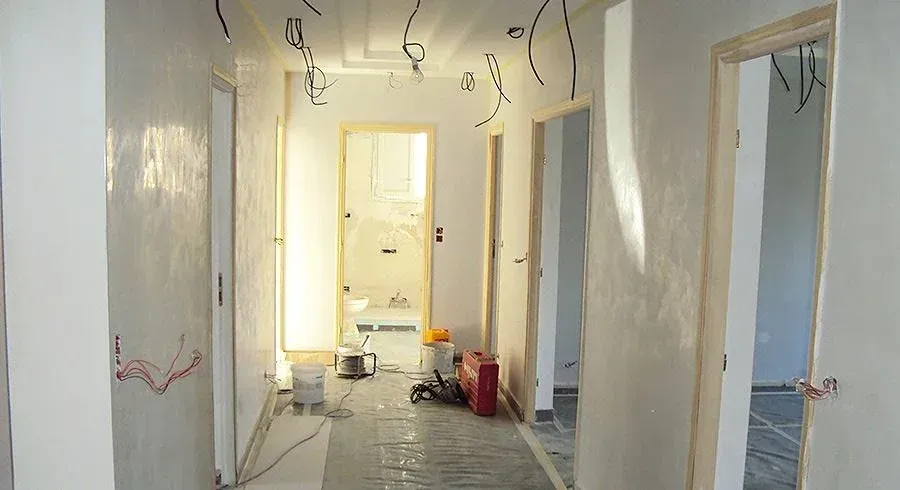 Des murs repeints avec de la couleur