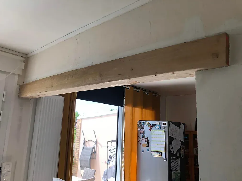 Création d'une ouverture dans la cuisine