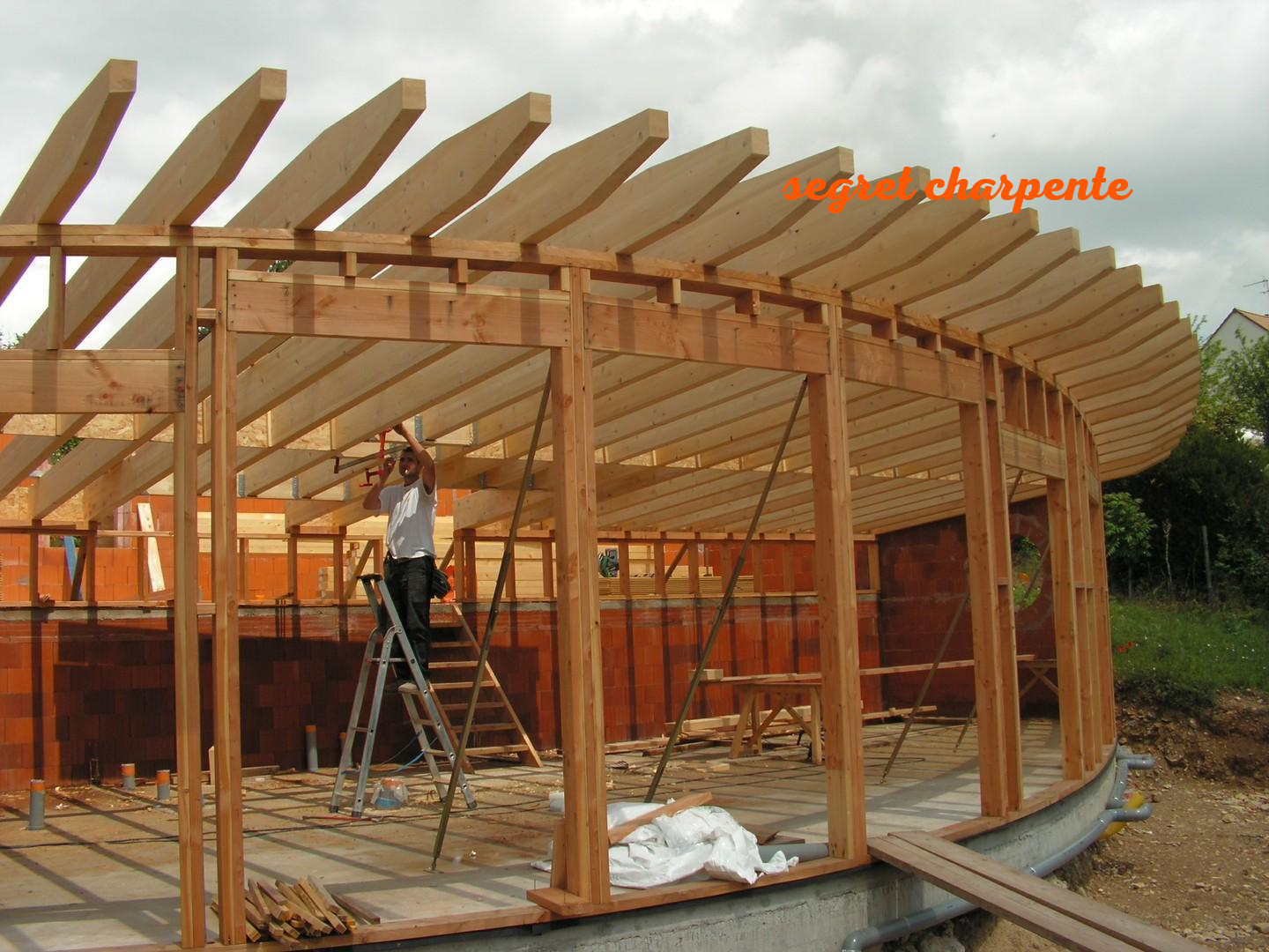 maison ossature bois bioclimatique