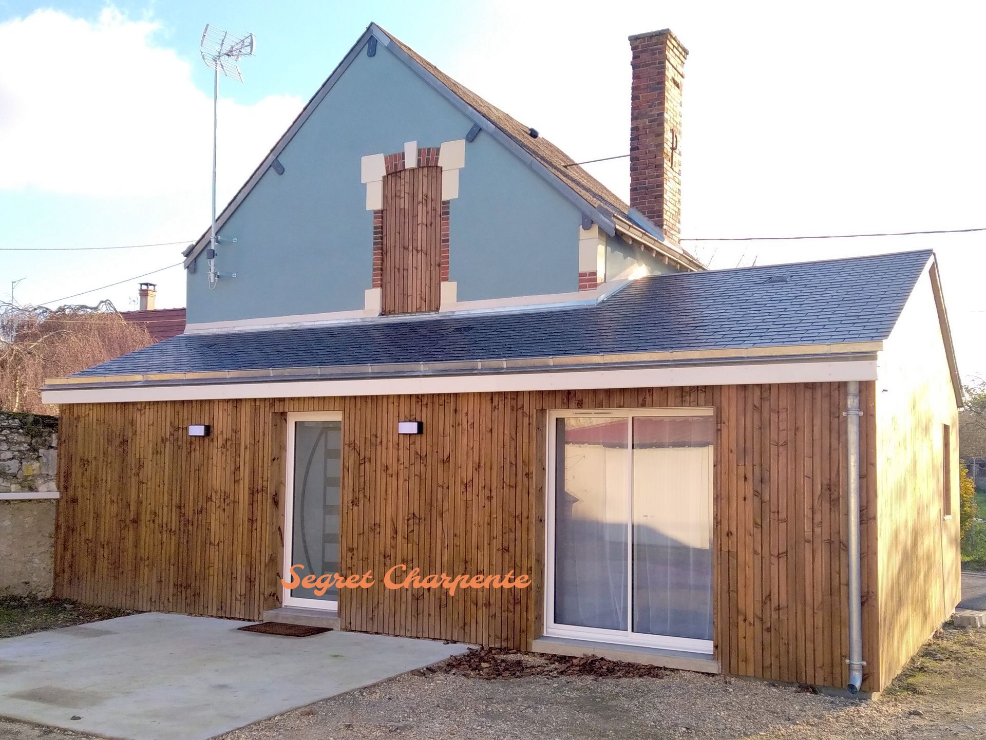 extension ossature bois