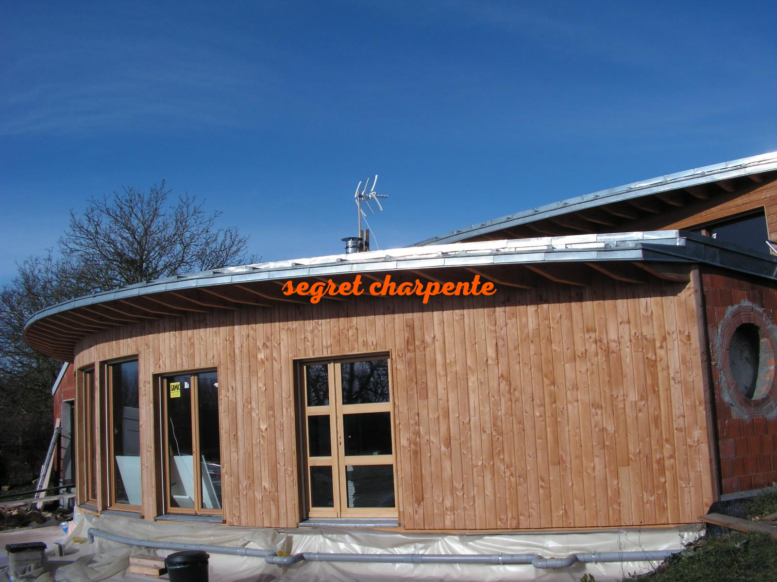 Construction bois-briques bioclimatique Cher 18