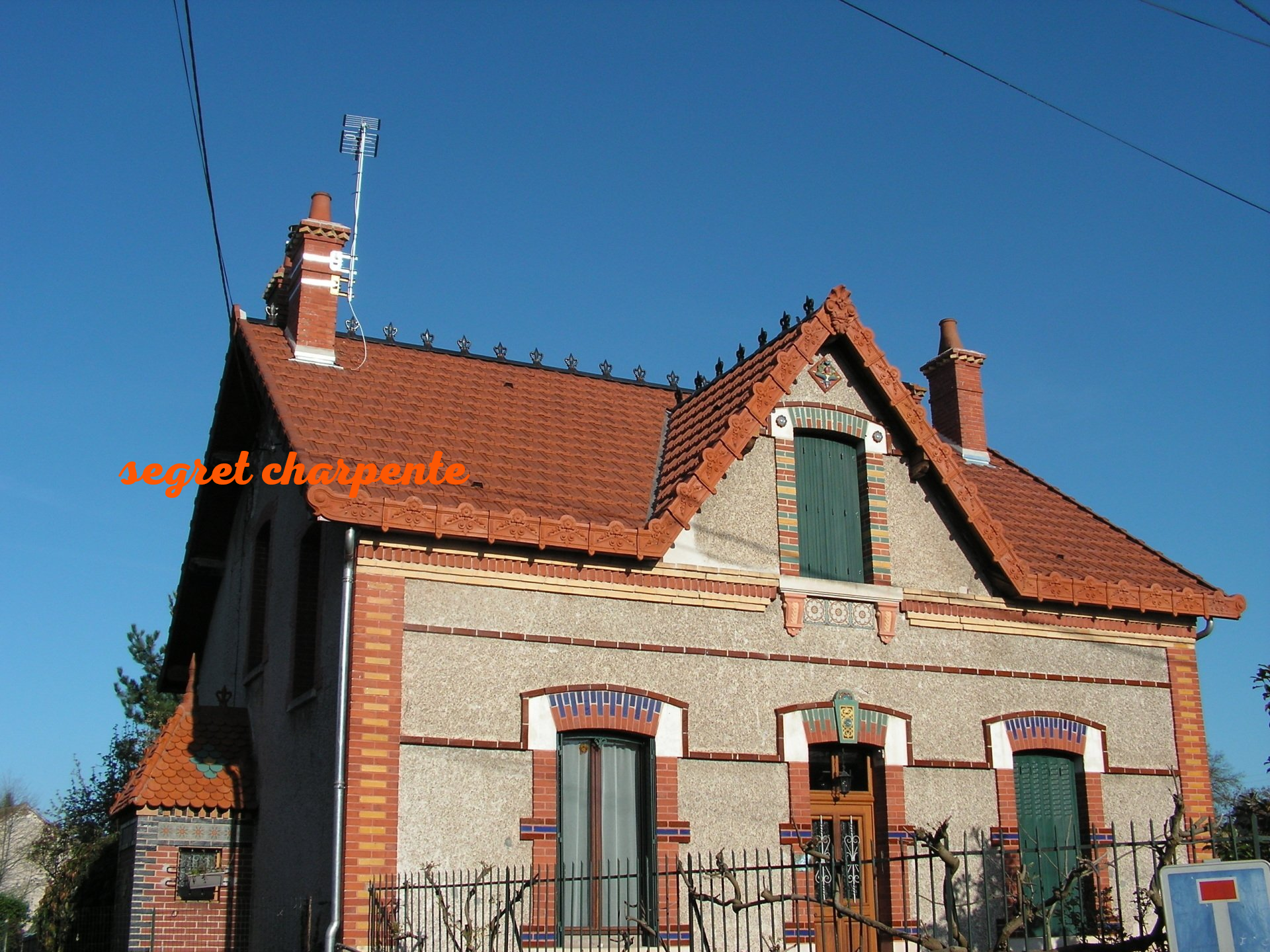 couverture ornementée Villefranche sur Cher
