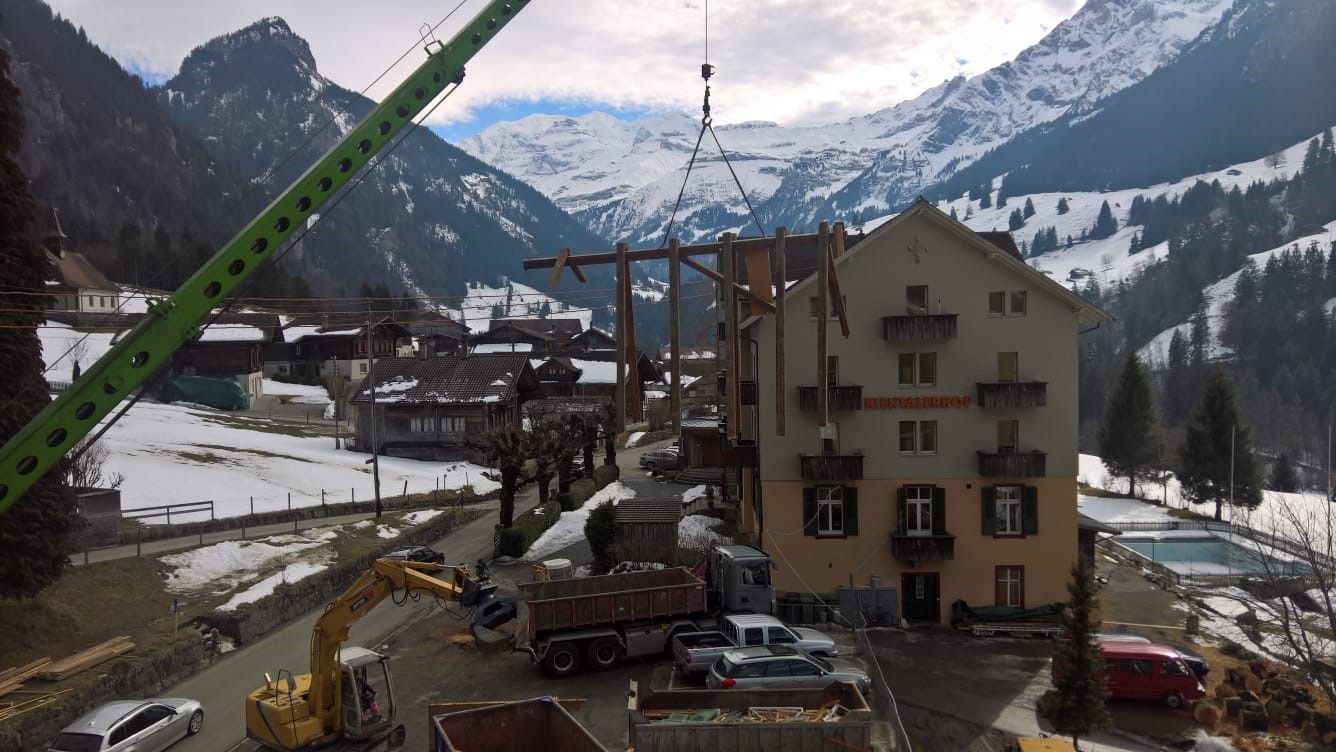 Abbrucharbeiten - Bachmann Hansruedi - Reichenbach im Kandertal