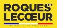 Logo de Roques et Lecoer aux couleurs du drapeau français. Le texte indique « MARQUE FRANÇAISE ».