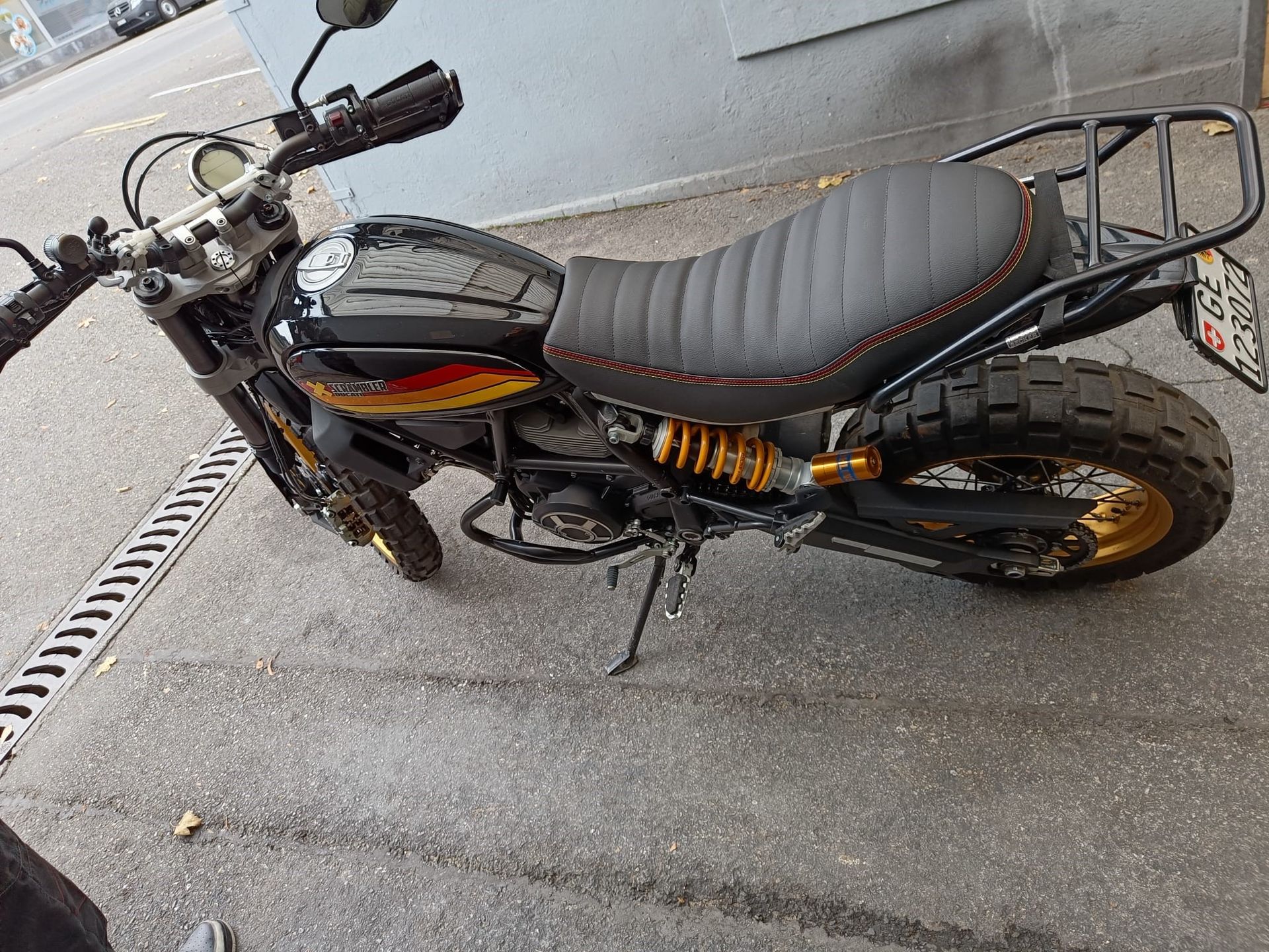 selle de moto personnalisée