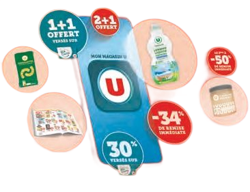 Image d'un téléphone avec application U.