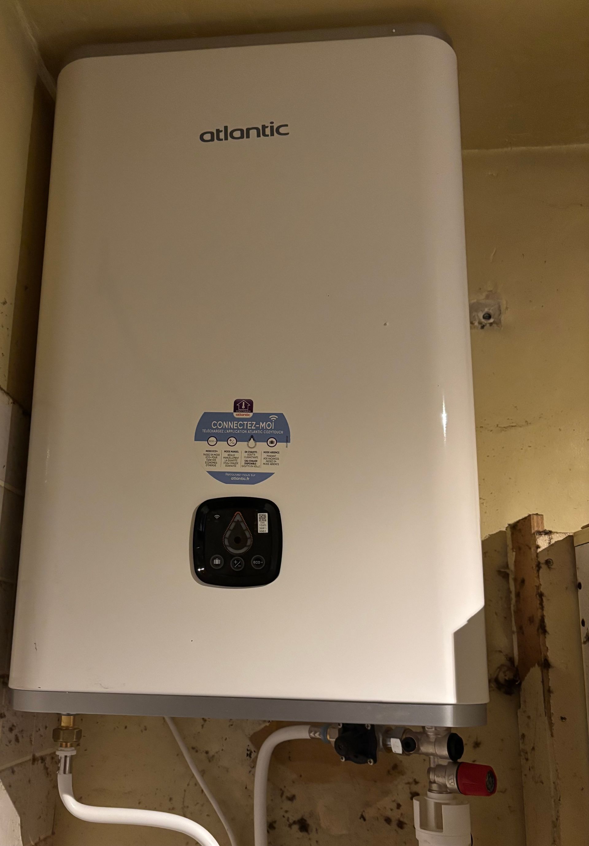 Chauffe-eau Atlantic blanc