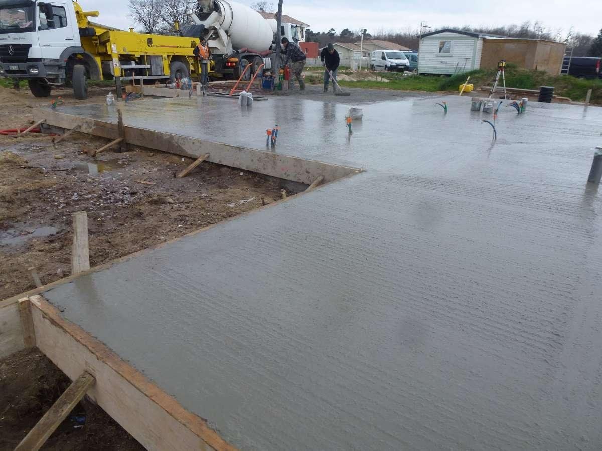 Capela Alves - Construction de dalle béton armé - Saint Loubès