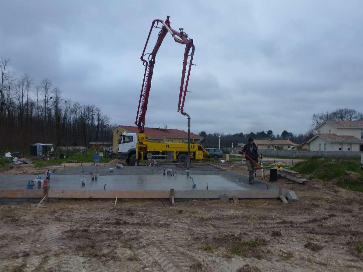 Capela Alves - Construction de dalle béton armé - Pessac