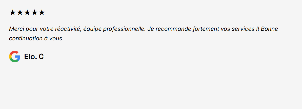 Avis clients