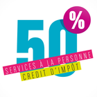 50 % services à la personne, crédit d'impôt.
