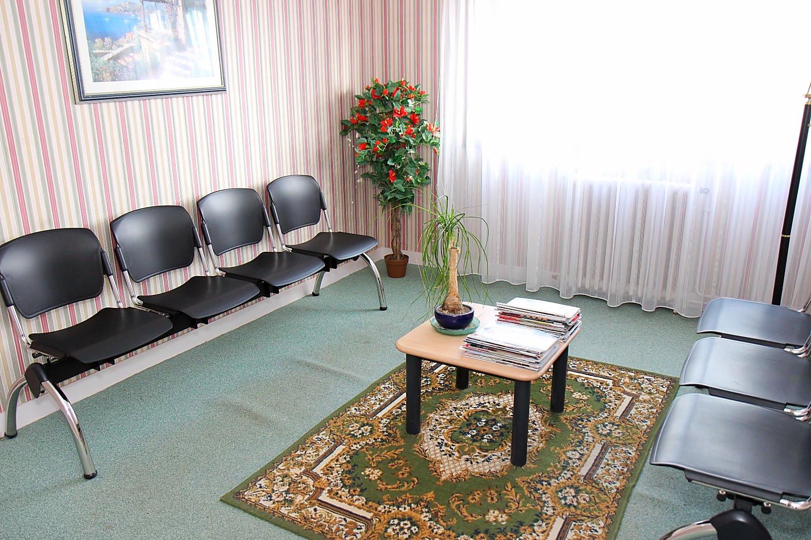 Espace d'attente du cabinet