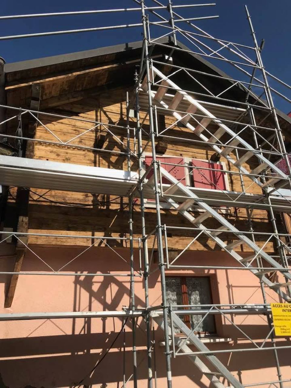 échafaudages