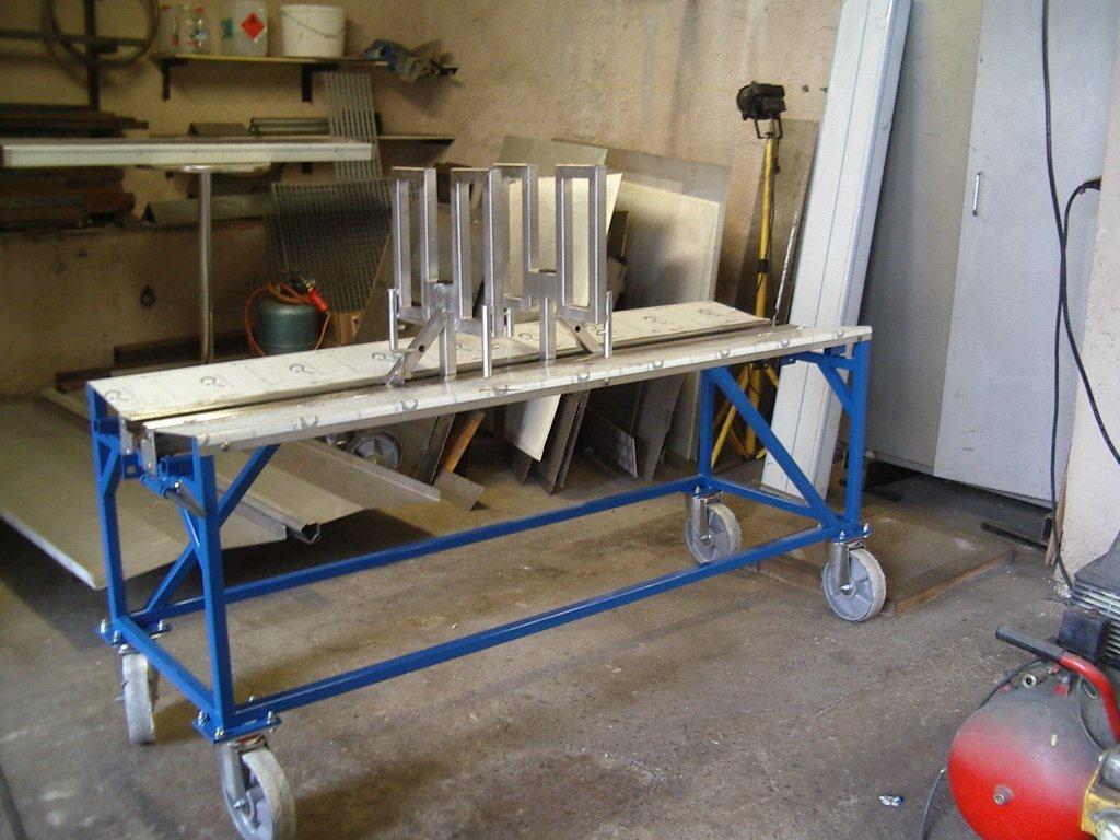 chariot de transport bobine hygiénique