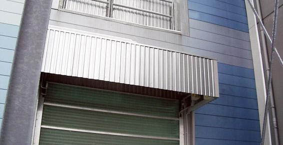 remplacement total de la partie bardage et structure avancé de porte