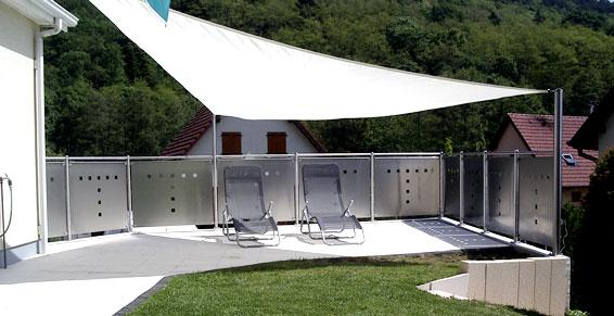 rambarde inox de balcon